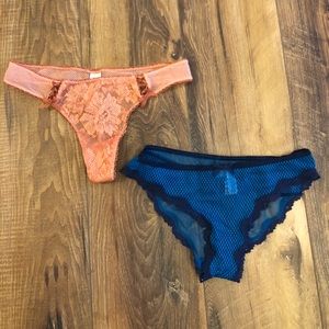 TWO PAIR PANTIES. ❣️VS. Washed-never worn.